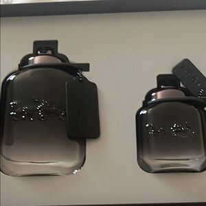 Coach Black and Gray Fragrance Set
